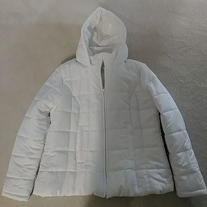 New York & Company white puffer jacket
